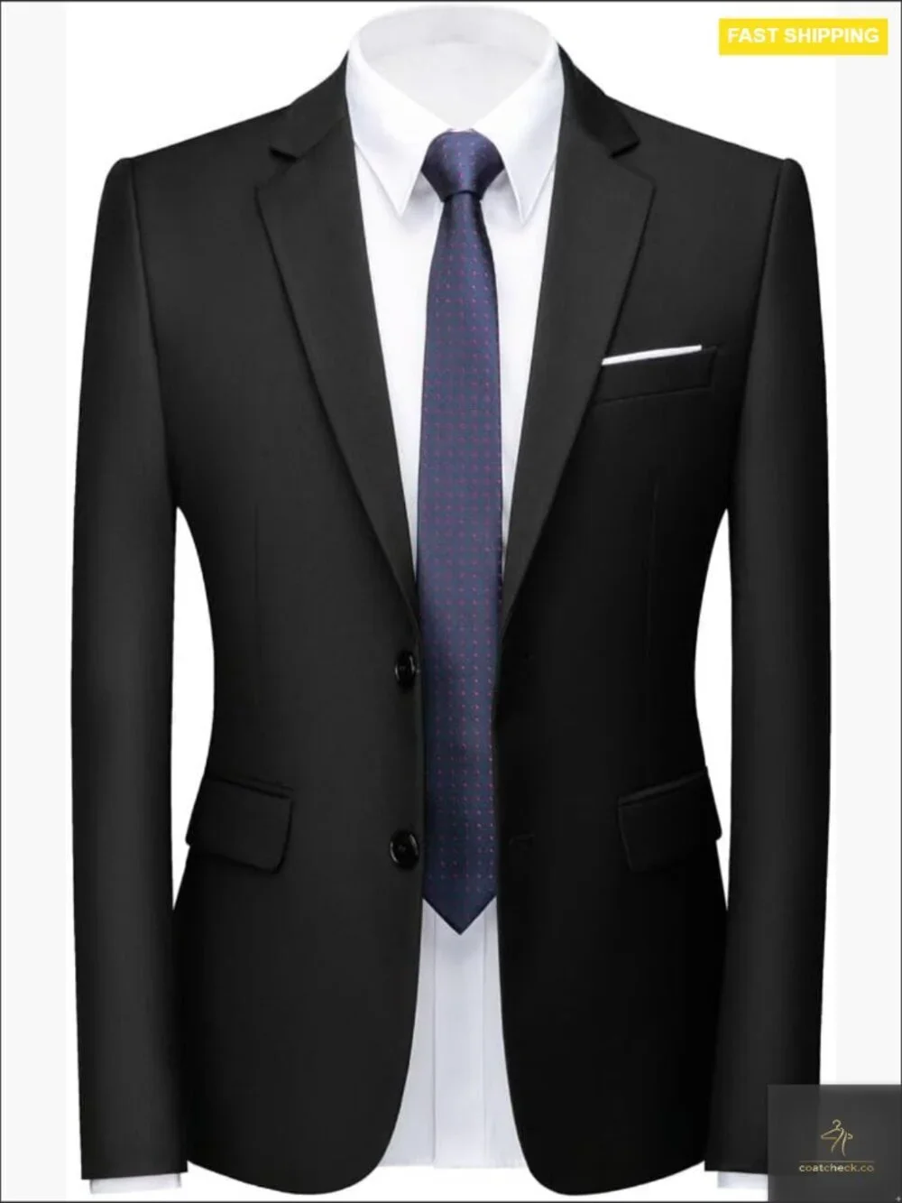 Slim Fit Sport Coat Blazer Classic Business Casual Wedding Party Elegant